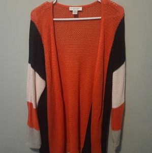 Christopher & Banks petite XL striped cardigan